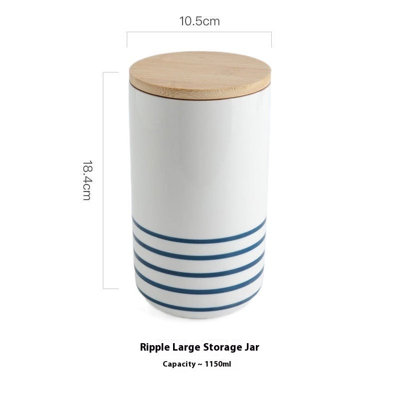 Coastal Chic Ceramic Canisters: Elevate Your Kitchen with Nautical Style