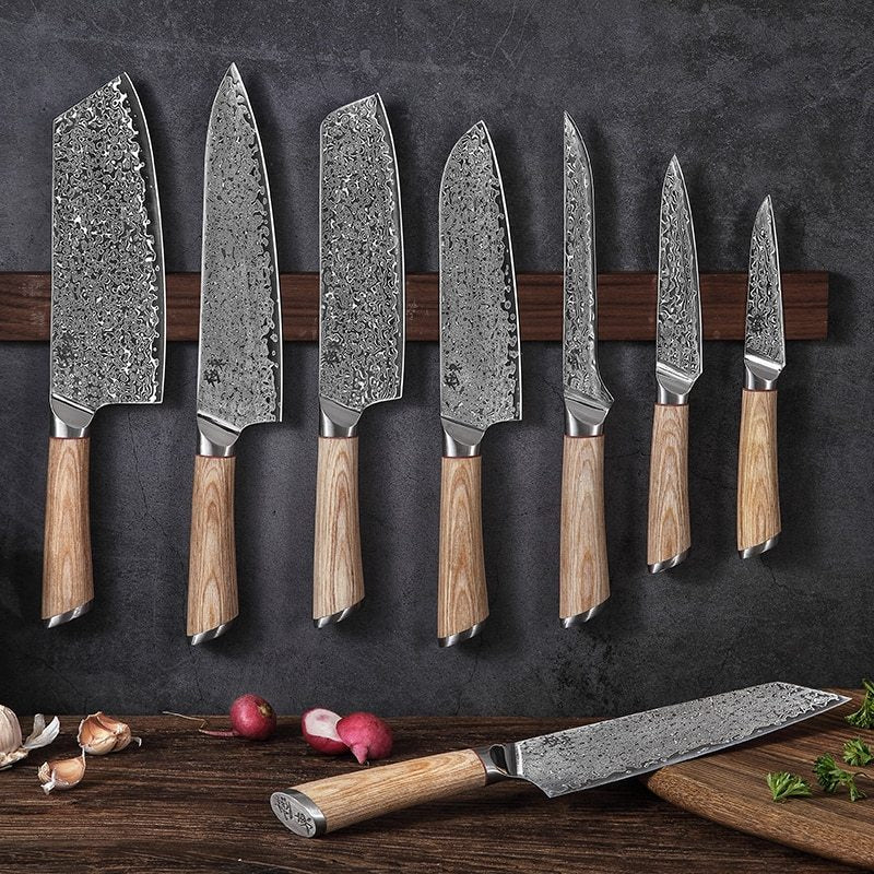 Damascus Kitchen Knife Collection: Elevate Your Culinary Experience with Exquisite Craftsmanship