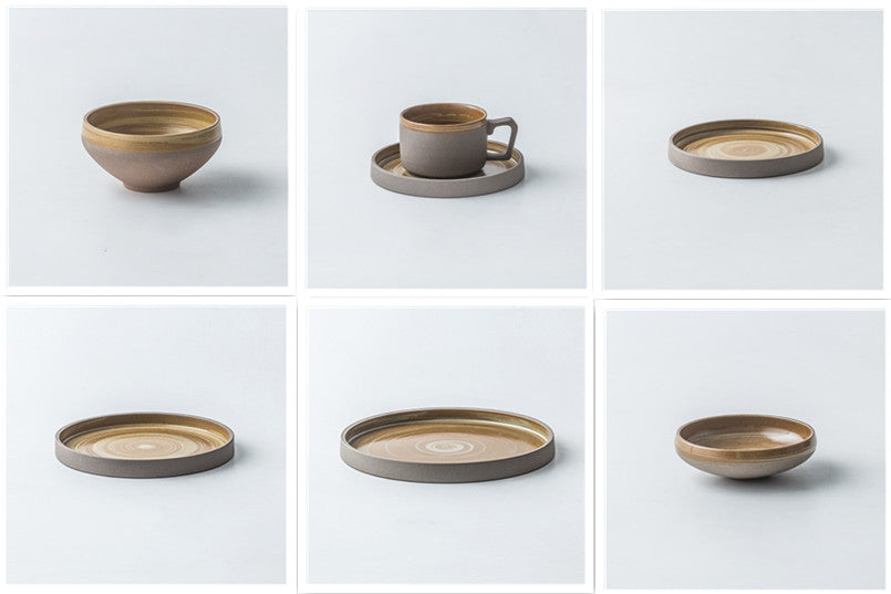 Japanese Style Retro Ceramic Tableware - Perfect for Serving & Decorating