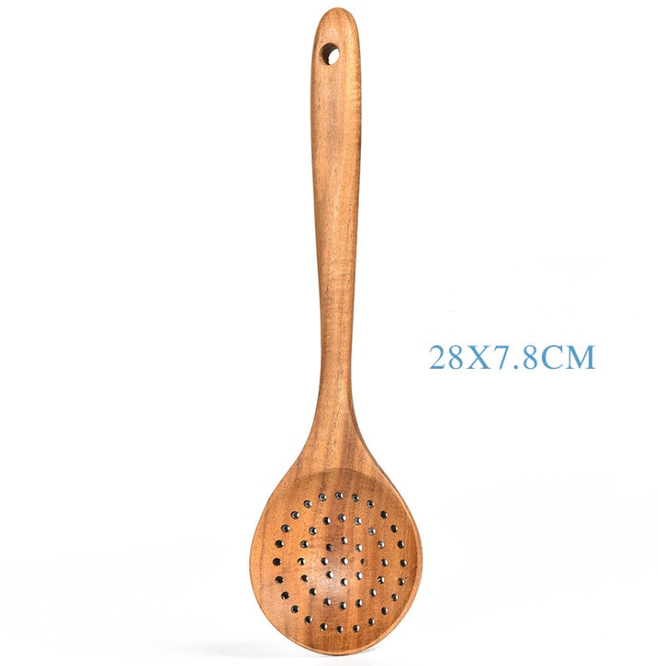 Teak Wood Kitchen Utensil Variety Pack: Elevate Your Culinary Experience