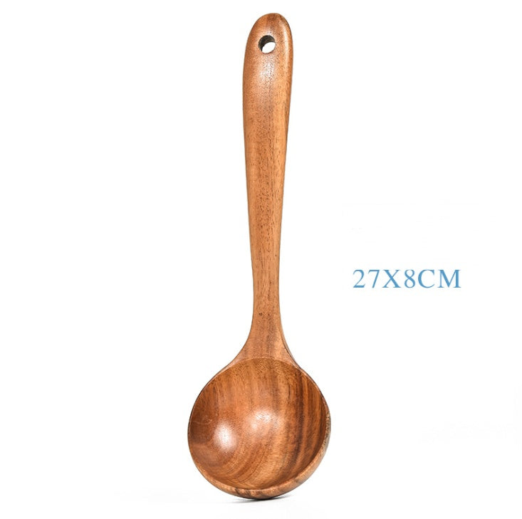 Teak Wood Kitchen Utensil Variety Pack: Elevate Your Culinary Experience