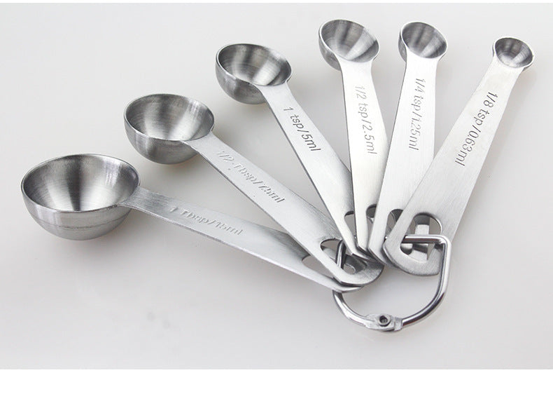 4/6 Piece Measuring Spoon Set, Professional-Grade Kitchen Tools for Cooking & Baking