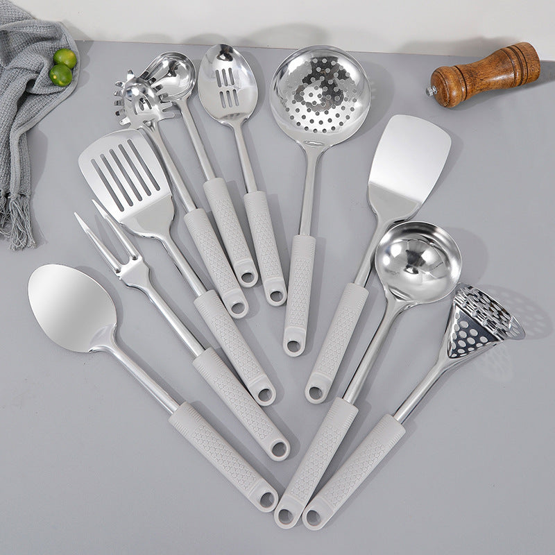 Sleek & Stylish Stainless Steel Kitchen Utensils - Modern Design, Exceptional Durability