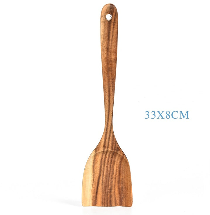 Teak Wood Kitchen Utensil Variety Pack: Elevate Your Culinary Experience