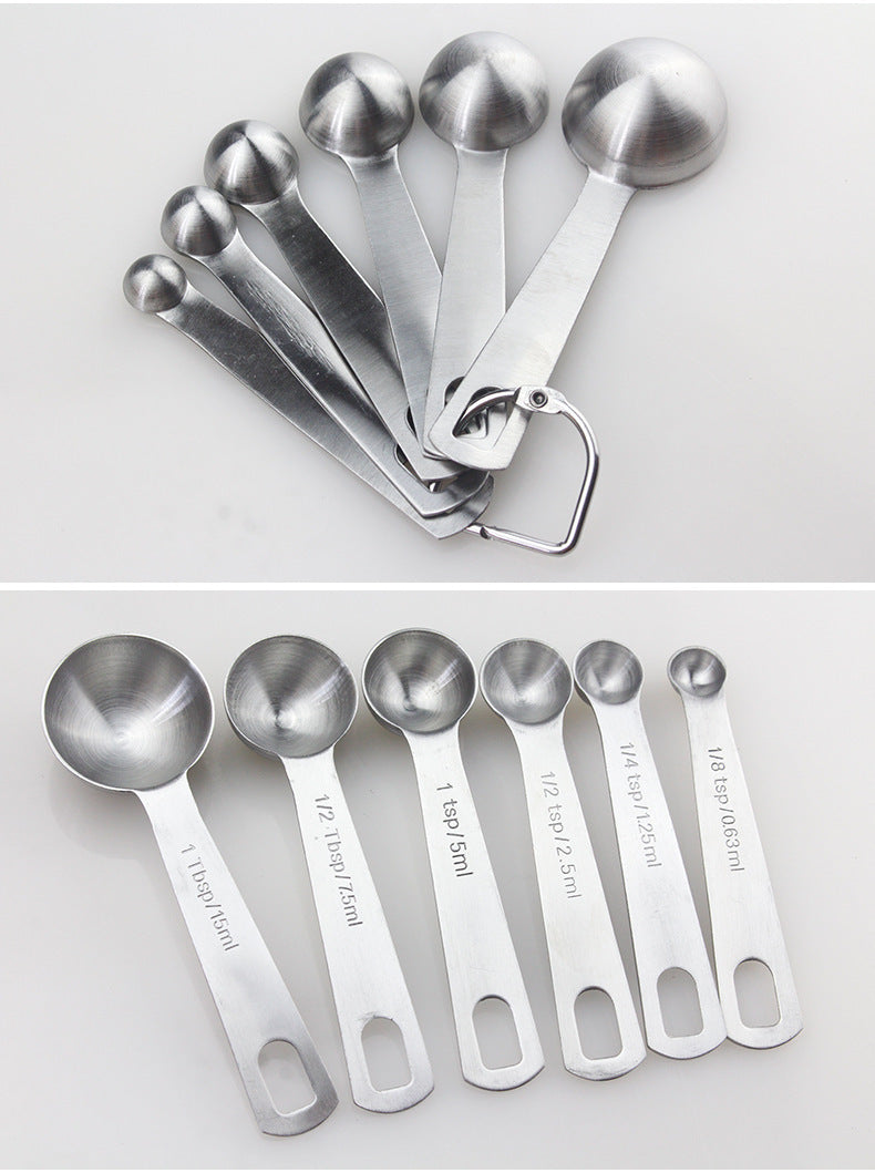 4/6 Piece Measuring Spoon Set, Professional-Grade Kitchen Tools for Cooking & Baking