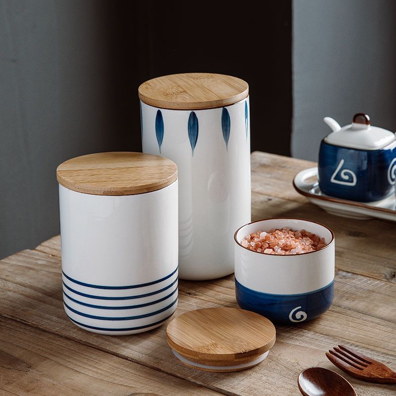 Coastal Chic Ceramic Canisters: Elevate Your Kitchen with Nautical Style