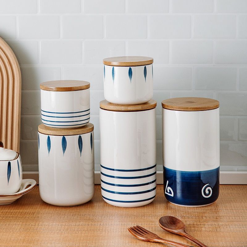 Coastal Chic Ceramic Canisters: Elevate Your Kitchen with Nautical Style